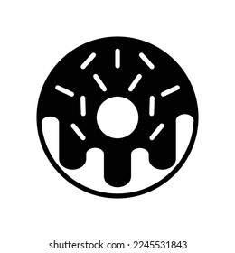 Doughnut Icon Vector Design Template