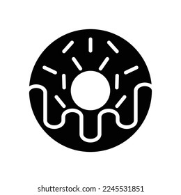 Doughnut Icon Vector Design Template