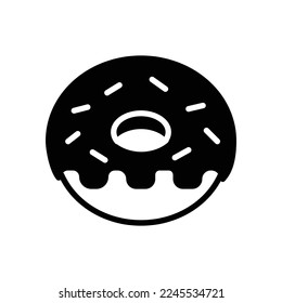 Doughnut Icon Vector Design Template