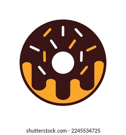 Doughnut Icon Vector Design Template