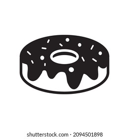 doughnut icon vector design templates white on background