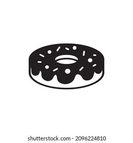 doughnut icon vector design templates white on background