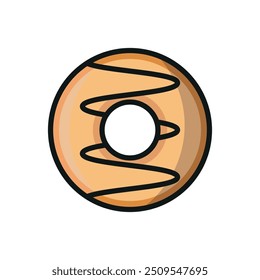 Doughnut icon vector design templates simple and modern concept graphic
