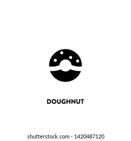doughnut icon vector. doughnut sign on white background. doughnut icon for web and app