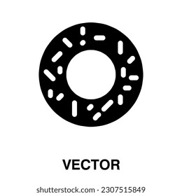 Doughnut icon,vector illustration. vector doughnut icon illustration isolated on White background.eps