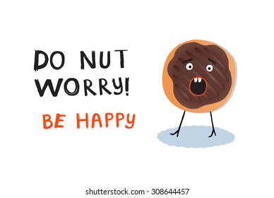 Doughnut illustration, eps file.