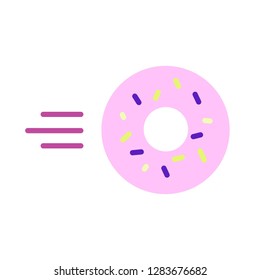 Doughnut outline icon.