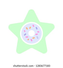 Doughnut outline icon.