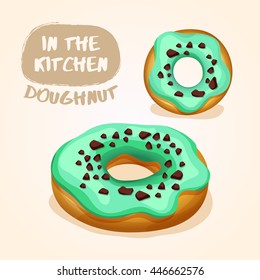 Doughnut Set : Vector Illustration