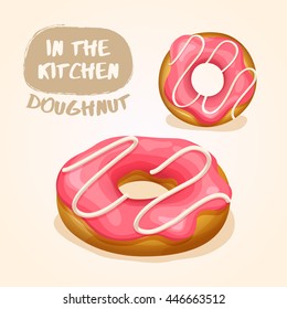 Doughnut Set : Vector Illustration