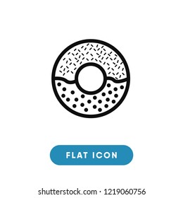 Doughnut vector icon