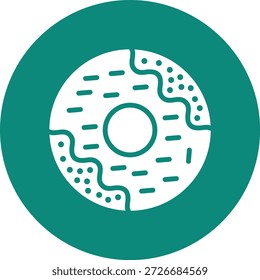 Doughnut Vector Icon Design Illustration