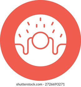 Doughnut Vector Icon Design Illustration