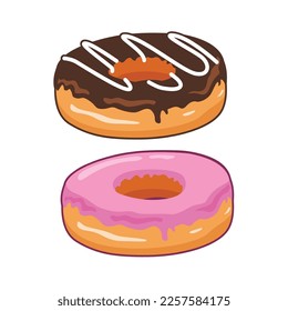La ilustración vectorial de anillos puede ser para pegatinas o cualquier cosa