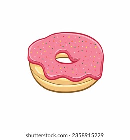 Doughnut vector illustration for design