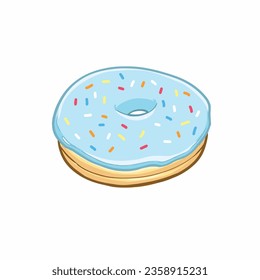 Doughnut vector illustration for design