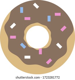 doughnut  vector illustration flat design