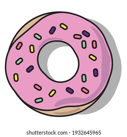 Donut Cartoon Images, Stock Photos & Vectors | Shutterstock