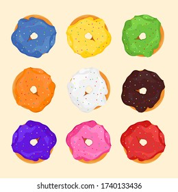 doughnuts design vector illustration food