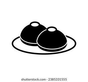 vector de ilustración de icono de donuts aislado