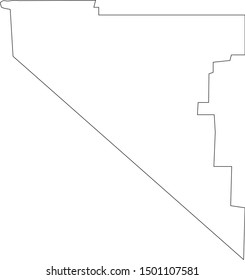 douglas city county map in nevada state