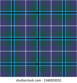 Douglas's modern tartan. Element for the seamless pattern. Tartan imitation for prints on fabric and clothing, interior decoration, Scottish-style websites. Frequent weave