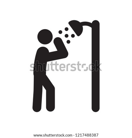 Dousing Shower icon. Trendy Dousing Shower logo concept on white background from sauna collection. Suitable for use on web apps, mobile apps and print media.