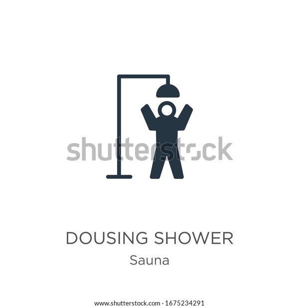 Dousing Shower Icon Vector Trendy Flat Stock Vector Royalty Free