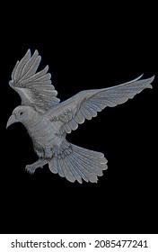 Dove artwork illustration hand drawing