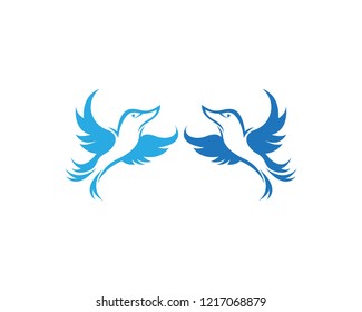 Dove Bird Fly Logo