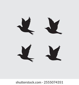 Dove bird logo, pride, love, wings,dove, bird, pigeon logo with vector template designs