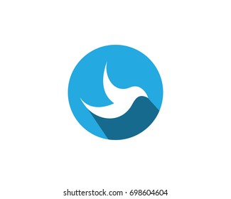 Dove  bird logo and symbols