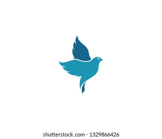 Dove Bird Logo Template vector