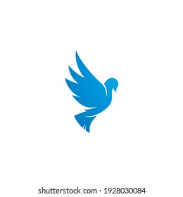 Dove bird logo vector design