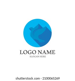 Dove bird logo vector design illustration