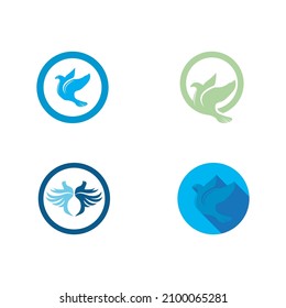 Dove-Vogel-Logo, Vektorgrafik