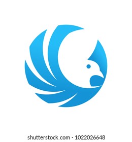 Dove bird vector logo stock vector