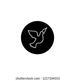 dove black vector
