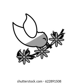 dove branch flowers symbol image