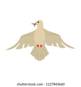Dove cartoon symbol