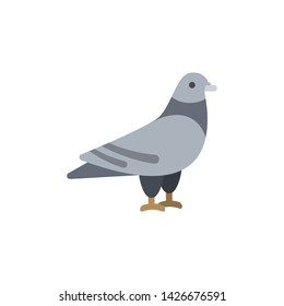dove cute cartoon icon vector on a white background