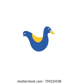Dove and duck logo vector