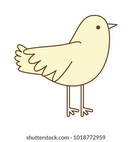dove flying isolated icon