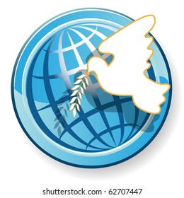 Dove Globe Stock Vector (Royalty Free) 62707447 | Shutterstock