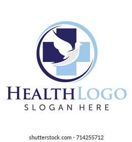 Dove Health care and medical Logo Vector