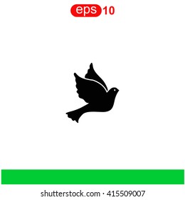 Dove icon. 