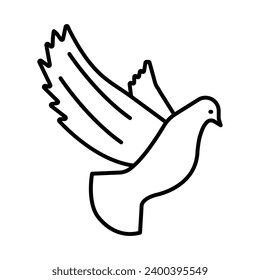 Dove Icon Design For Personal And Commercial Use