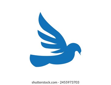 Dove icon design template isolated illustration