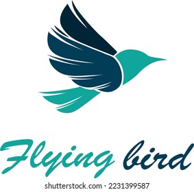 Dove icon flying in the sky