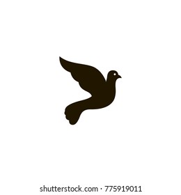 dove icon. sign design